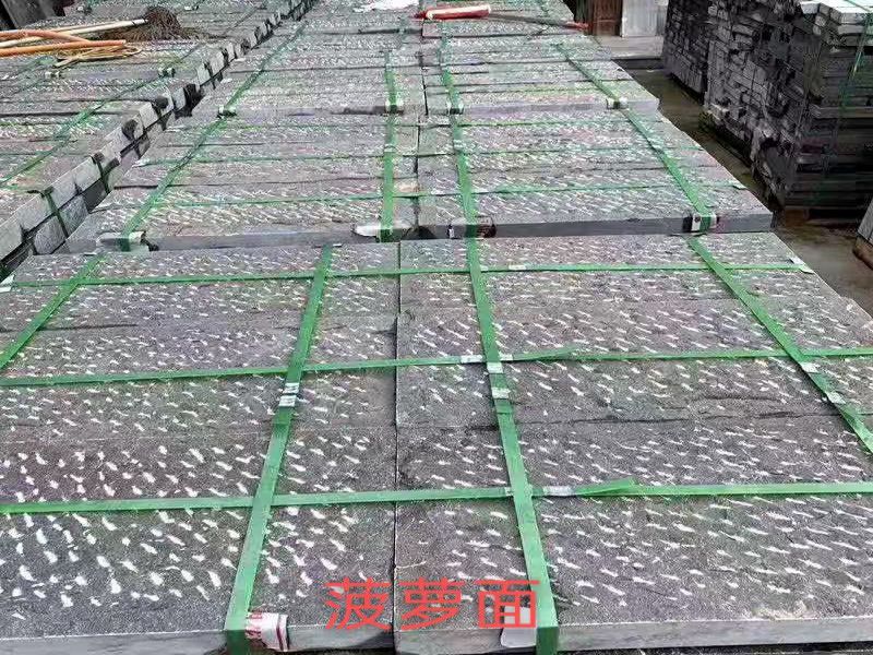 青石板材厂家生产 古城 寺庙 仿古青石板 加工菠萝面青石板